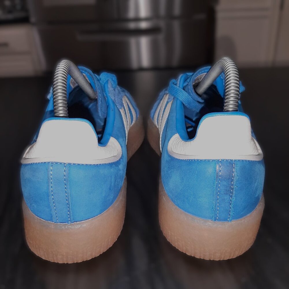 Adidas Womens Samba Sambae JI2743 Blue White Gum Casual Sneakers Size 8.5 - Picture 10 of 16